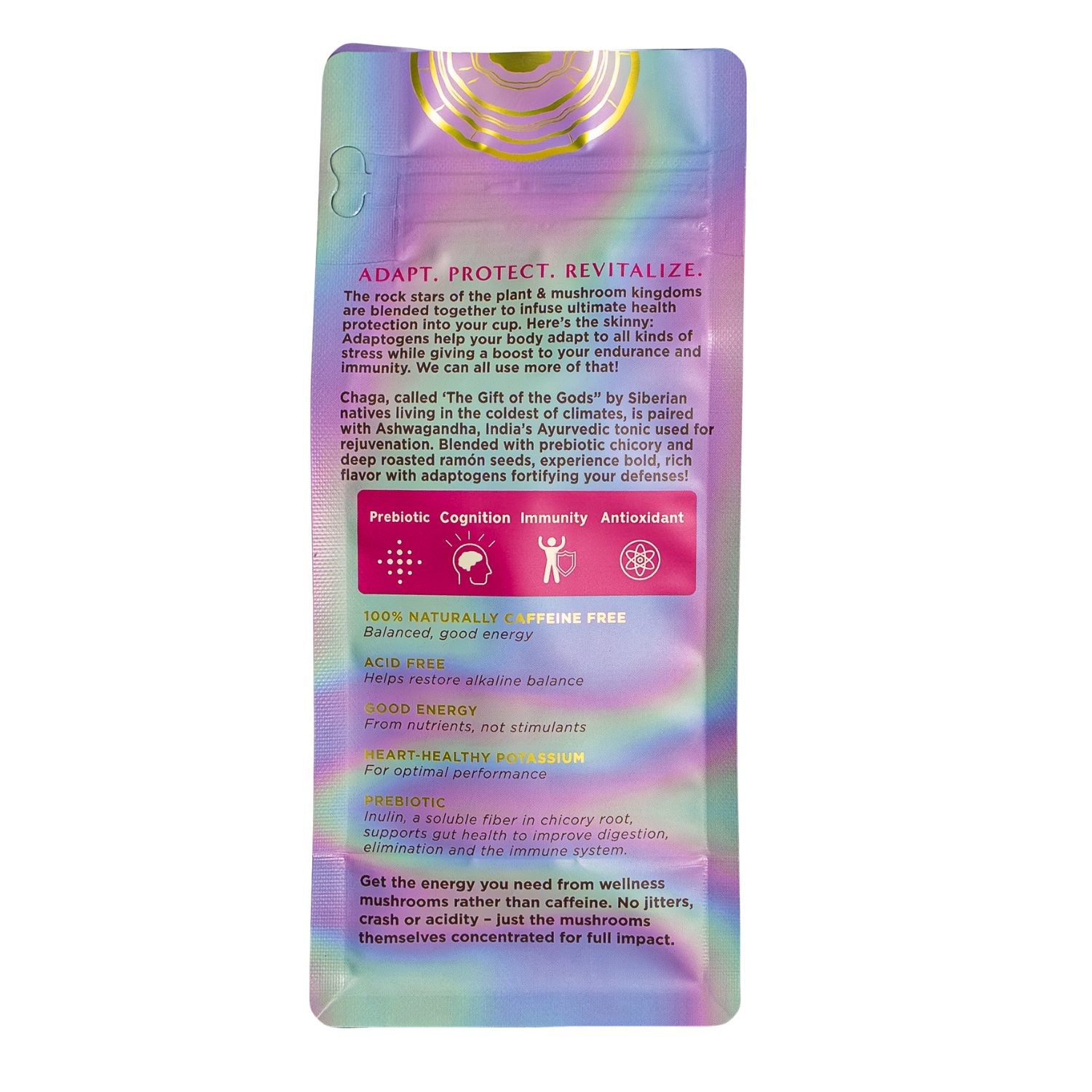 Chaga Ashwagandha Butterscotch Cream Mushroom Herbal Coffee