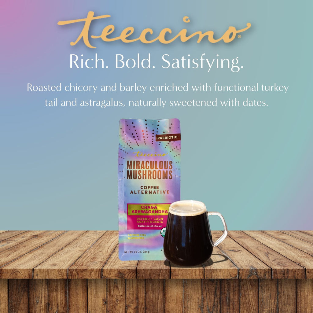 Chaga Ashwagandha Butterscotch Cream Mushroom Herbal Coffee