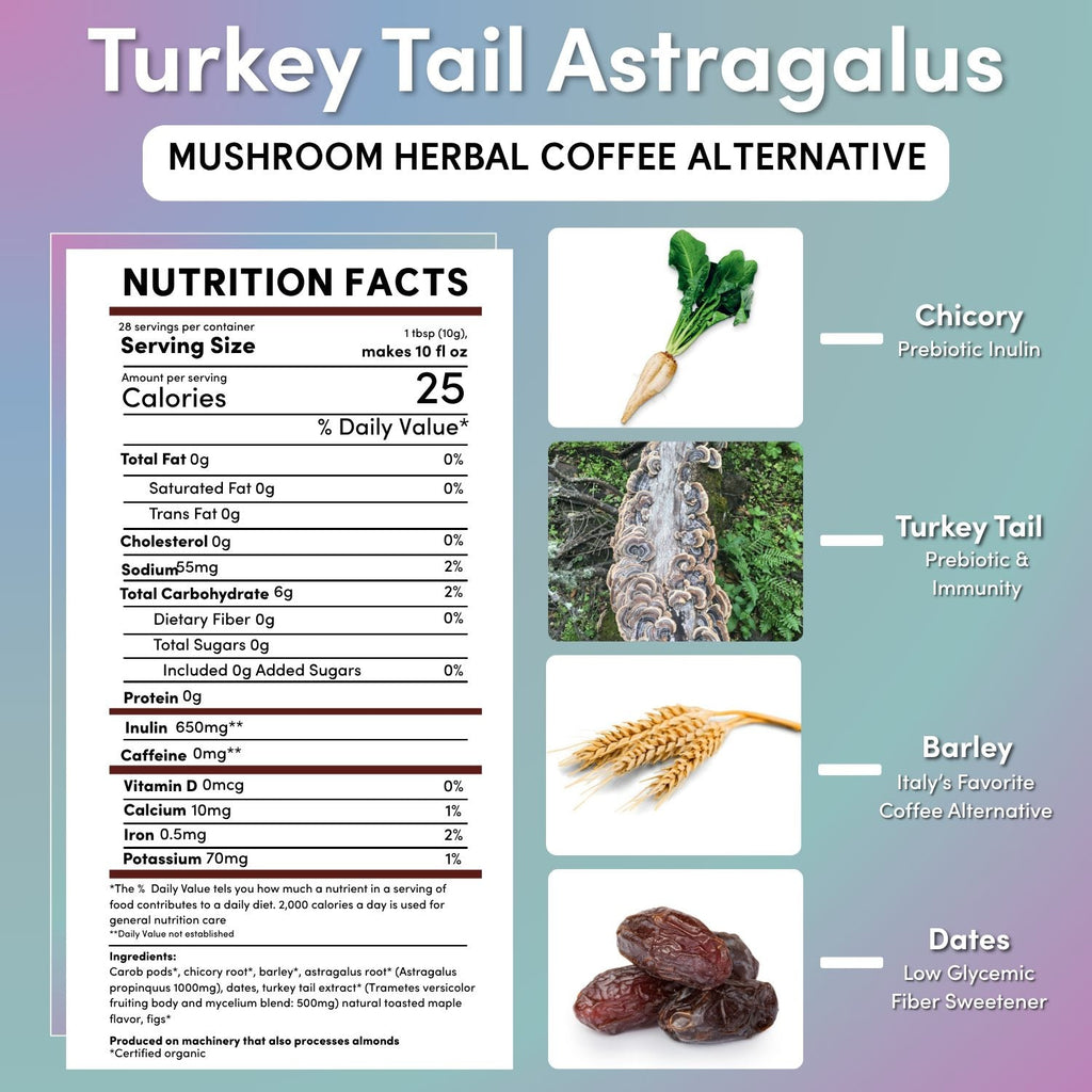 Chaga Ashwagandha Butterscotch Cream Mushroom Herbal Coffee